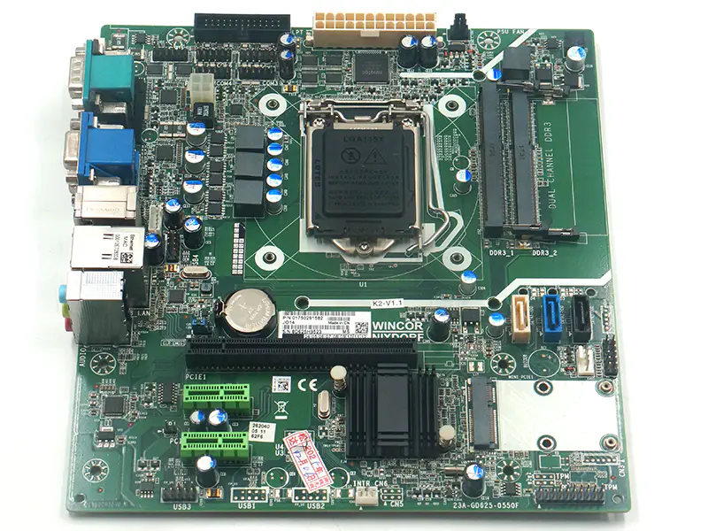 WINCOR NIXDORF K2-V1.1 POS 01750291582 23A-GD625 hovedkort