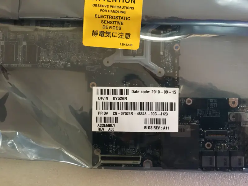 Dell Studio XPS 1340 0Y526R CN-0Y526R Y526R hovedkort DDR3 GT210M