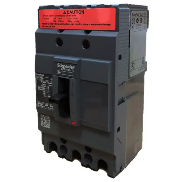3-polet effektbryter i støpt kapsling Easypact EZC100B 3P30A