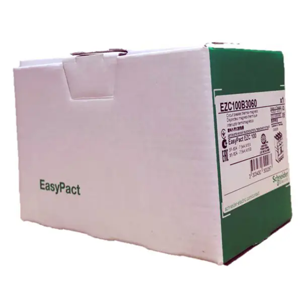 3-polet effektbryter i støpt kapsling Easypact EZC100B 3P60A