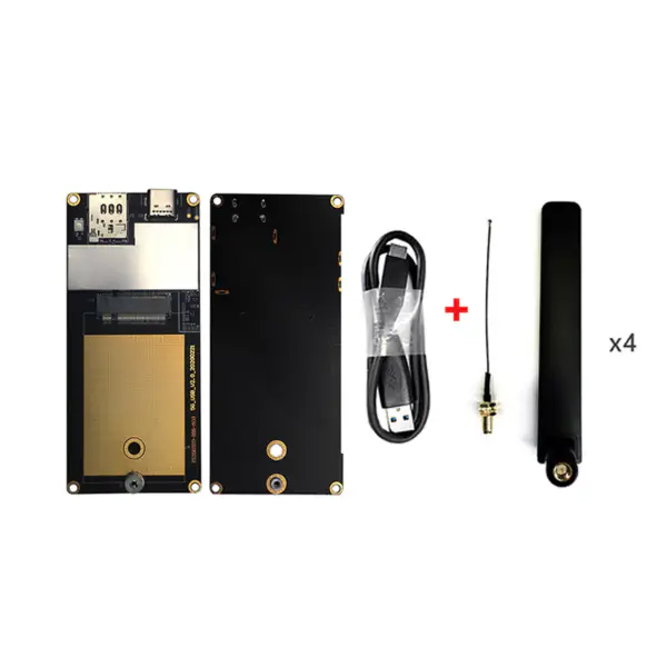 2.4G rundstrålende wifi utendørs smart antenne med høy forsterkning 8DBi Mini vanntett kabinettantennekabel RG178 lengde 20cm SMA / IPEX