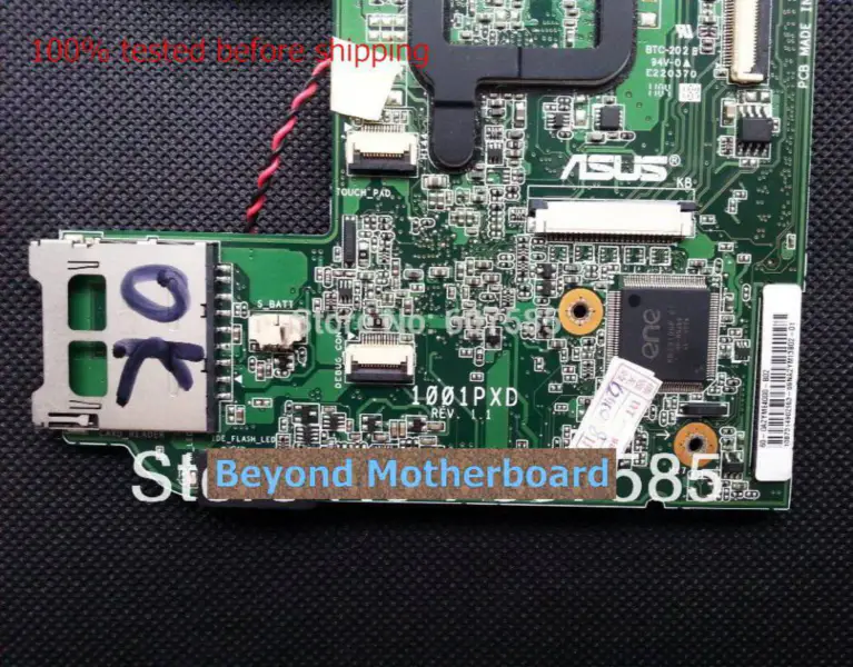Asus 1001PXD hovedkort