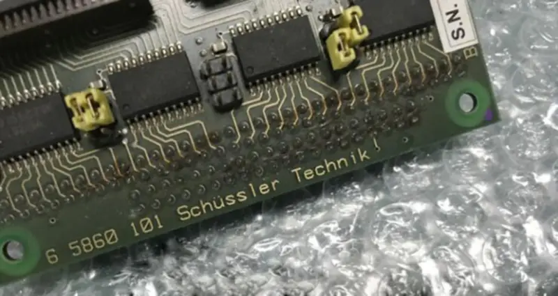 SCHUSSLER TECHNIK 5860 101 22.2800.101CNA MASTER industrial motherboard
