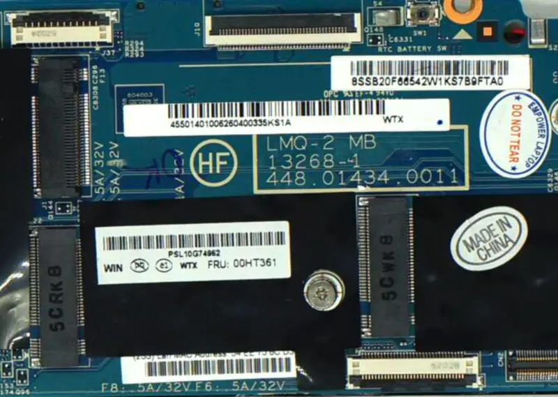 Lenovo X1 Carbon LMQ-2 13268-1 hovedkort med i7-5600U 8G