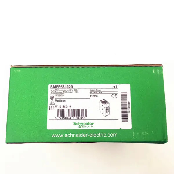 PLC For Schneider Modicon M580 Processor Level 1 For DIOs CPU Module BMEP581020