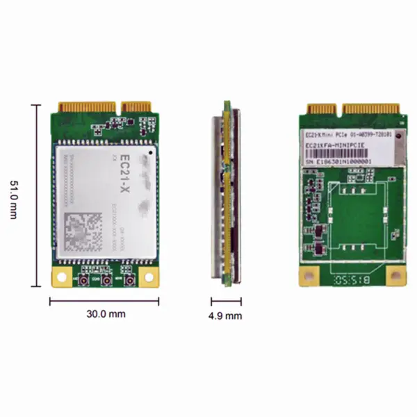 LTE Cat 1-modul EC21 Mini PCIe 4G IOT trådløse kommunikasjonsmoduler EC21-E-MINIPCIE EC21EFA-MINIPCIE