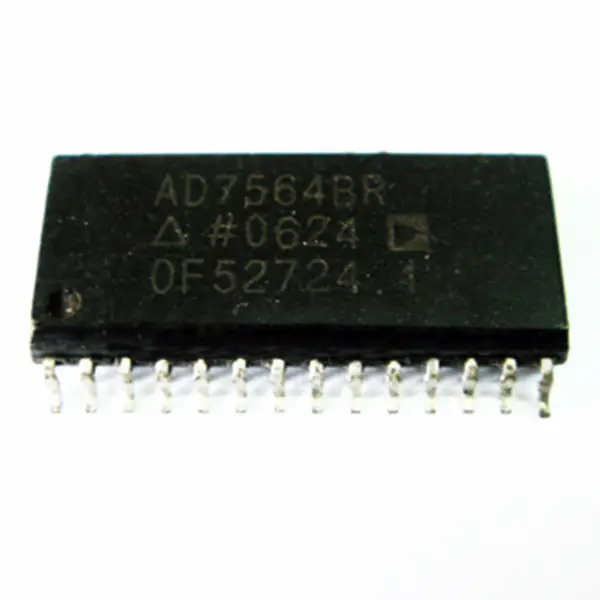 Analog til digital omformer IC-brikke AD7564BRSZ-REEL AD7564BRSZ AD7564BRZ AD7564BR IC DAC 12BIT A-OUT 28SSOP