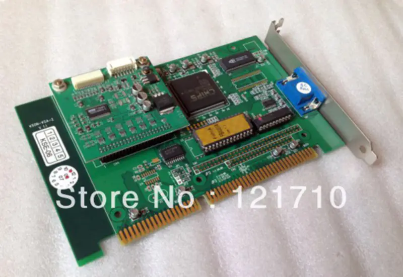 THS-2005 ISA interface LCD display cards KSON-VGA-2 V 1.1 industrial motherboard