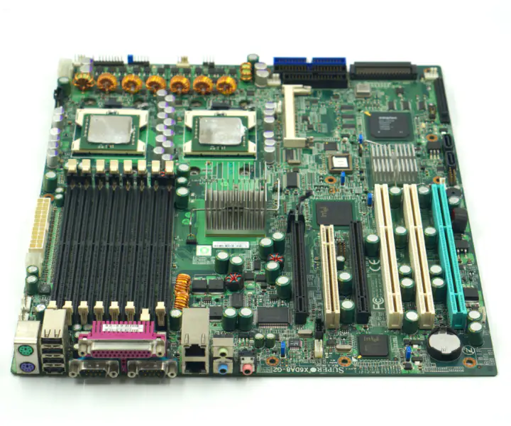 SUPER arbeidsstasjonskort SUPER X6DA8-G2 REV 3.00 med dual xeon 604 socket og scsi 68 pin raid-grensesnitt industrielt hovedkort