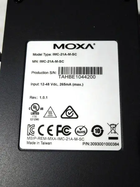 MOXA IMC-21A-M-SC Converter
