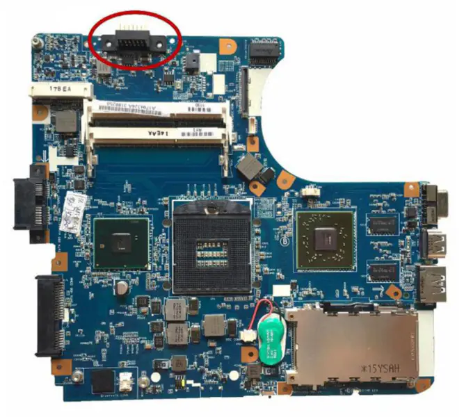 SONY VPCEA-serien MBX-224 hovedkort A1794324A M961 HM55 HD5650 1 GB DDR3