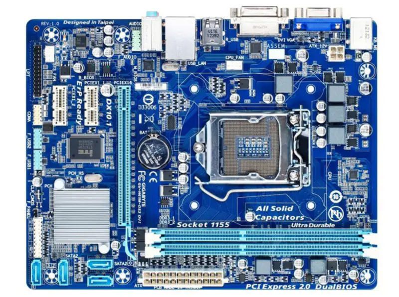 Gagibyte GA-H61M-DS2 DVI-hovedkort