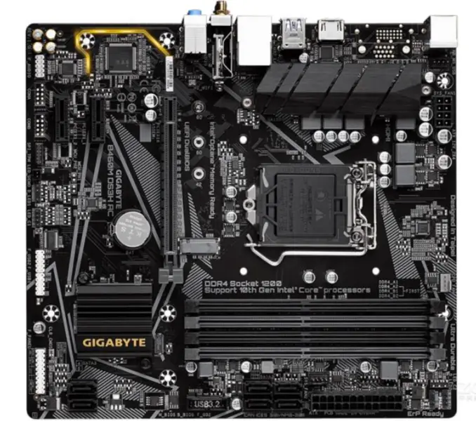 Gigabyte GA B460M DS3H AC hovedkort LGA1200 B460