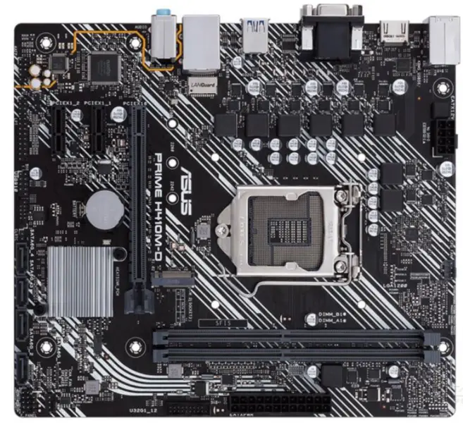 ASUS PRIME H410M-D hovedkort LGA1200 DDR4