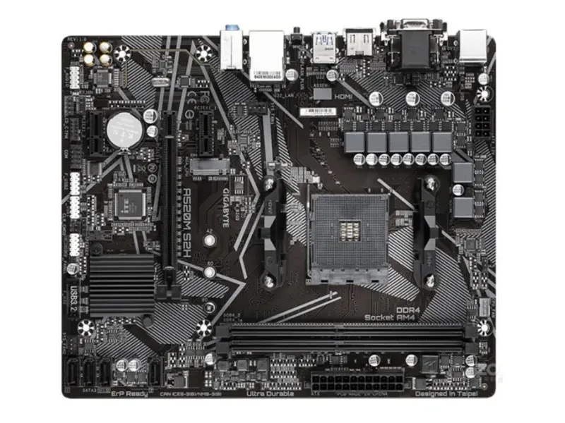 Gigabyte A520M S2H Socket AM4 DDR4 hovedkort