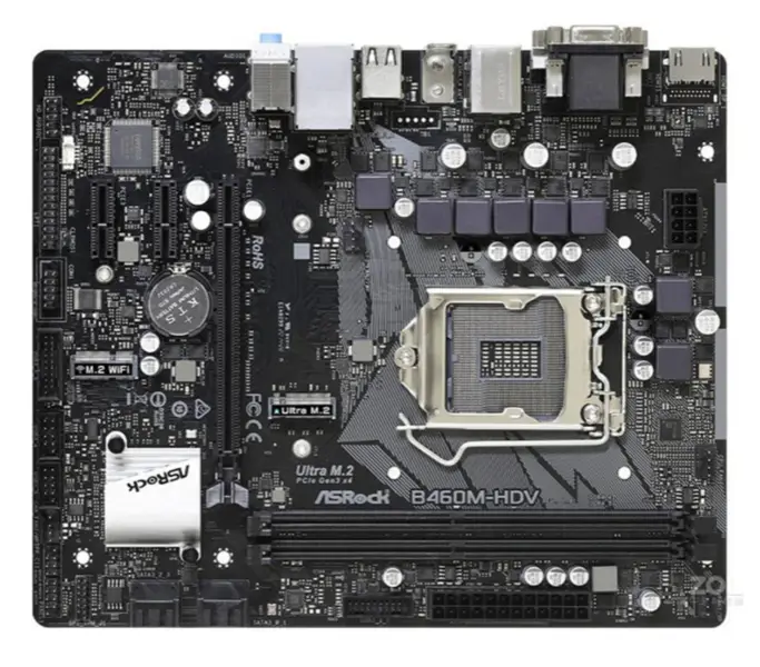 ASRock B460M HDV hovedkort LGA 1200 DDR4