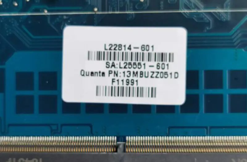 HP 15-CS L22814-601 L22814-001 DA0G7BMB6D1 hovedkort