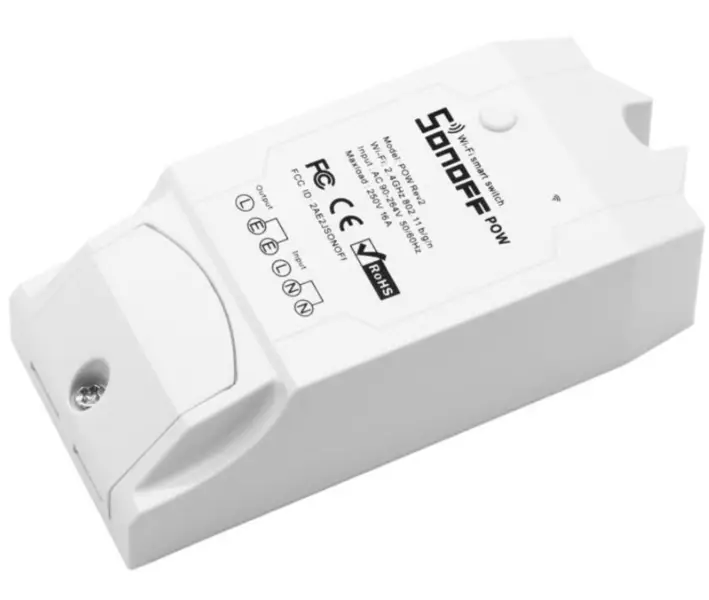 SONOFF Pow R2 WiFi-bryter med måling av strømforbruk WiFi-strømbryter 15A Smart Wifi-bryterkontroller