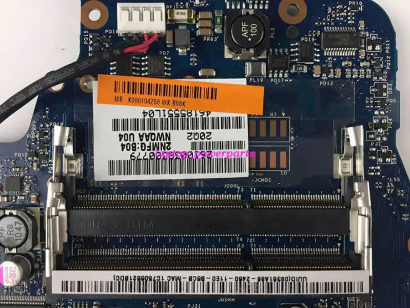 Toshiba K0001042 Toshiba Satellite 660 665 Intel hovedkort ATX hovedkort