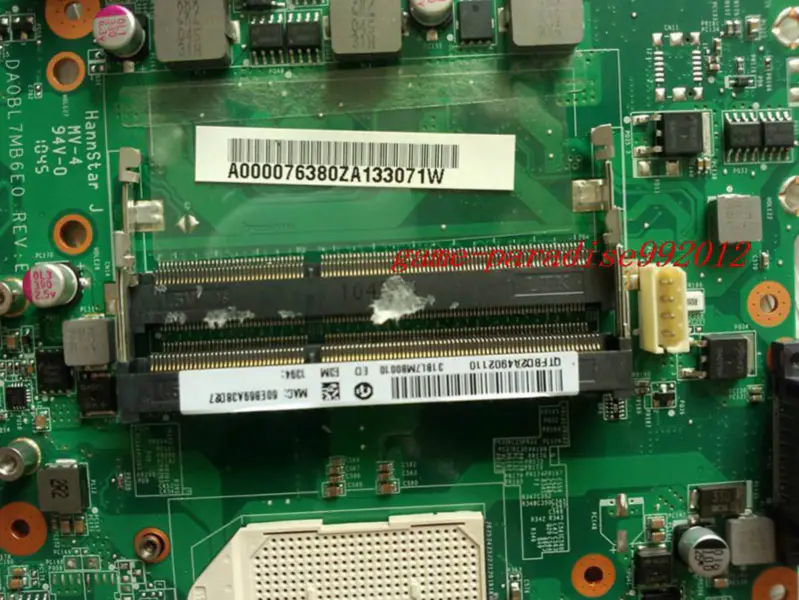 Toshiba 31BL7MB0010 motherboard