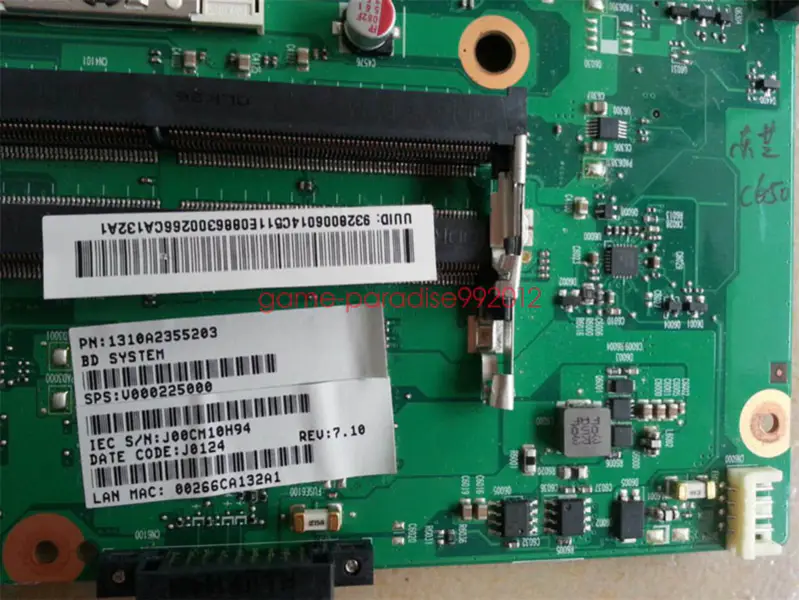 Toshiba V000225000 hovedkort