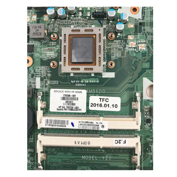 HP 778258-501 motherboard