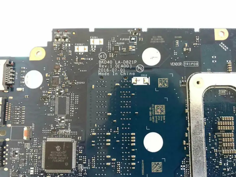 Dell LA-D821P motherboard