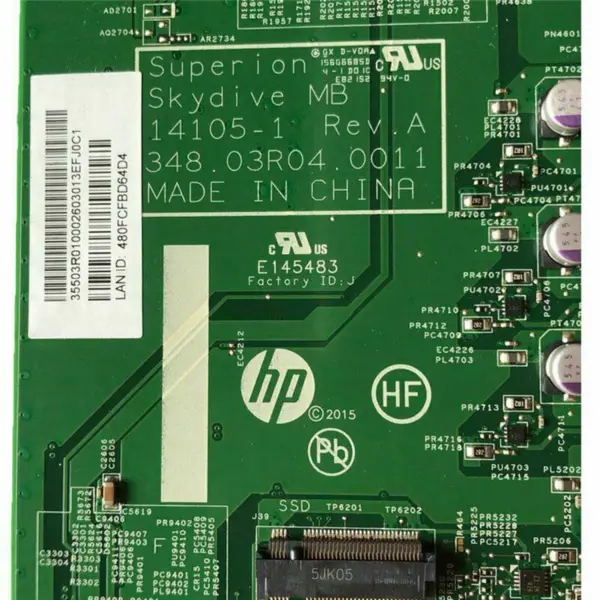 HP Envy Curved 34-A AIO 810716-002 14105-1 hovedkort