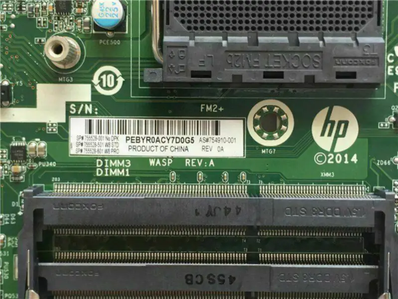 HP 754910-001 hovedkort
