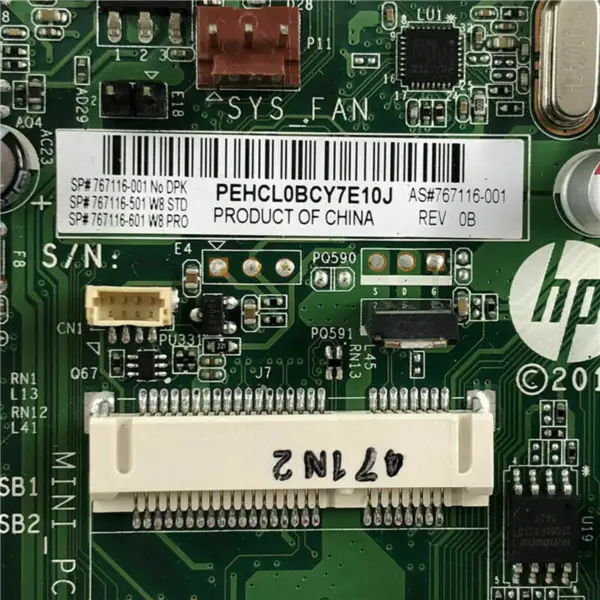 HP 767116-001 motherboard