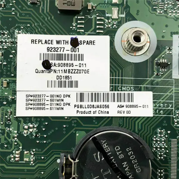 HP 923277-001 motherboard