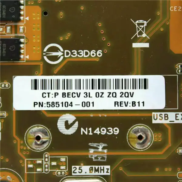 HP 600-1188cn hovedkort