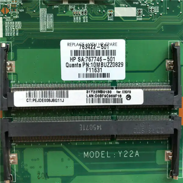 HP 767746-501 hovedkort