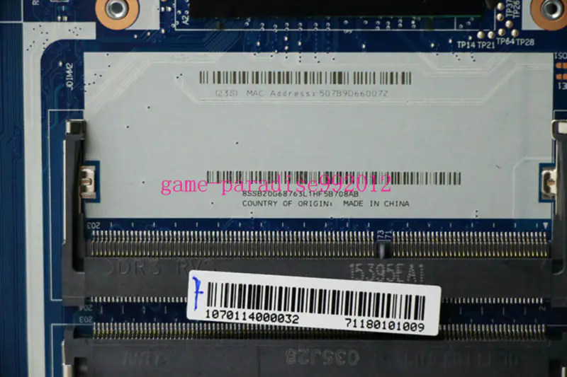 Lenovo 00HT579 hovedkort
