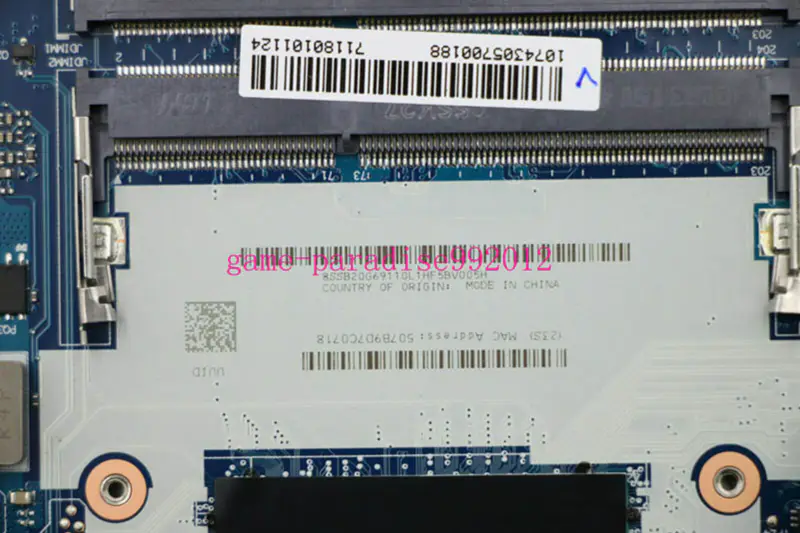 Lenovo 00HT586 hovedkort