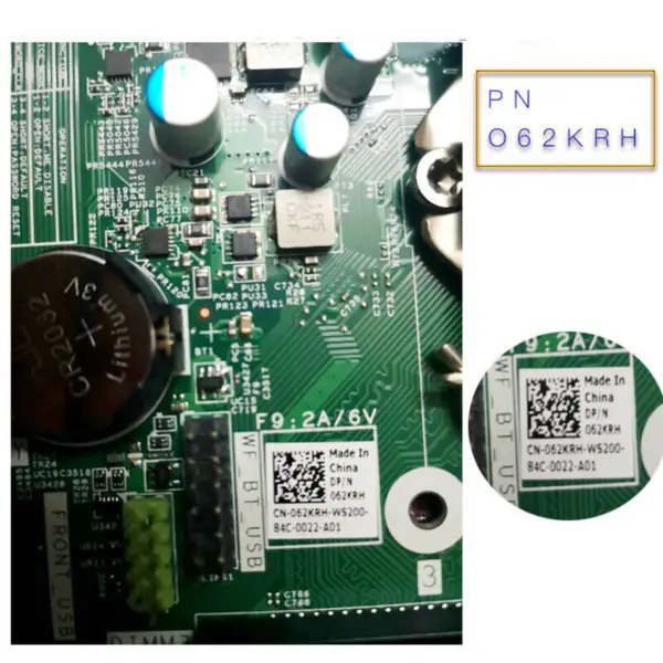 Dell 062KRH motherboard