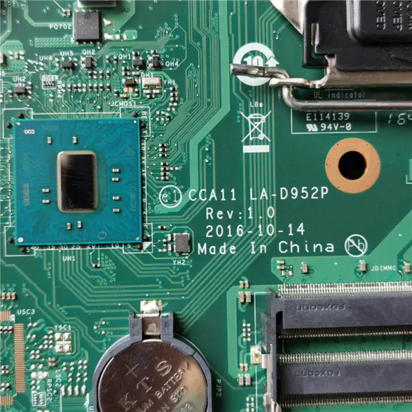 Lenovo 00UW363 LA-D952P motherboard