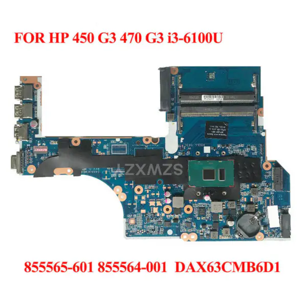 HP 855565-601 855564-001 DAX63CMB6D1 hovedkort