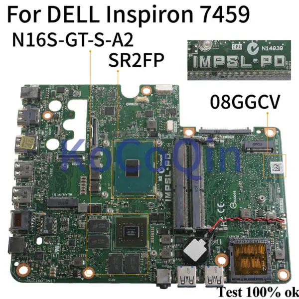 Dell 08GGCV8GGCV i5-6300HQ motherboard