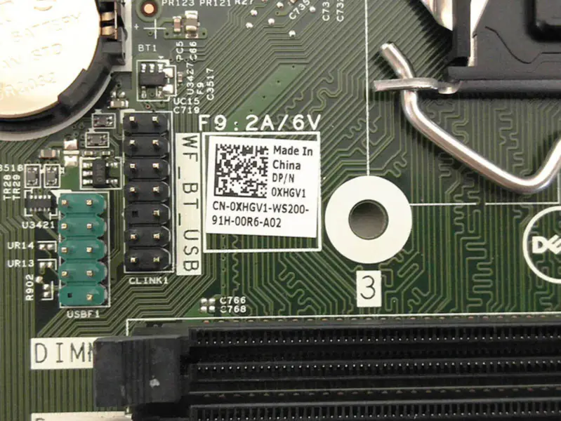 Dell 0XHGV1 motherboard
