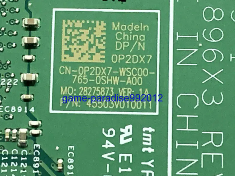 Dell 0P2DX7 motherboard