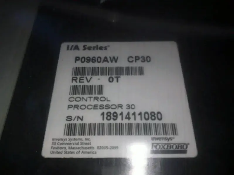 I/A Series P0960AW
