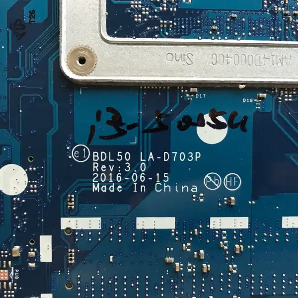 HP 858583-001 858583-501 858583-601 LA-D703P Motherboard
