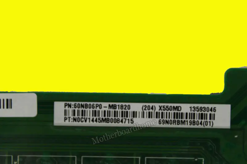 Asus 60NB06P0-MB1820 X550MD ATX-hovedkort
