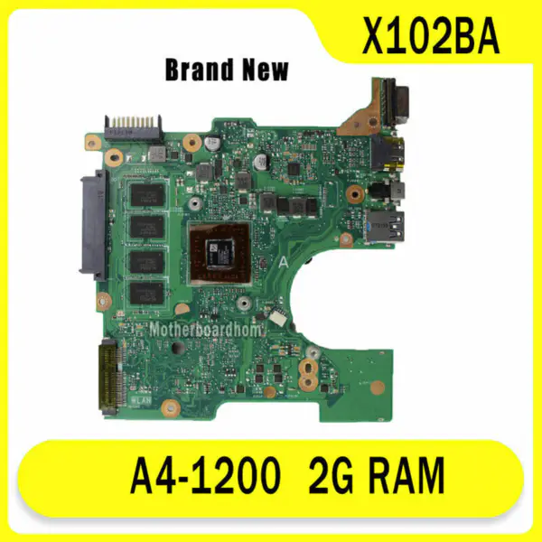 Asus X102BA A4-1200 X102BA A4-1200 hovedkort