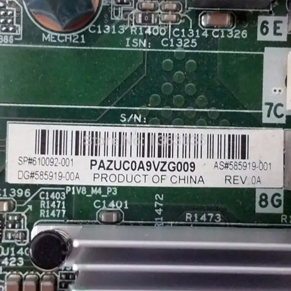 HP 610092-001 585919-001 server motherboard for BL680C G7