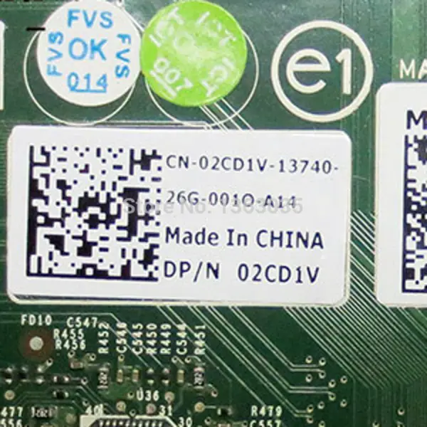 IBM 02CD1V 2CD1V CN-02CD1V serverhovedkort for POWEREDGE T620