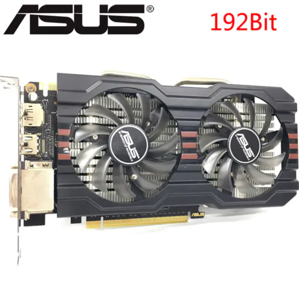 ASUS Grafikkort GTX 660 2GB 192Bit GDDR5 Grafikkort for nVIDIA Geforce GTX660 Brukte VGA-kort sterkere enn GTX 750 Ti