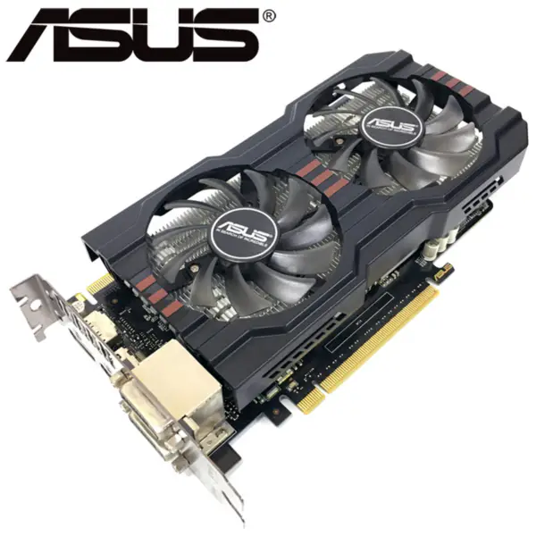 ASUS Grafikkort GTX 660 2GB 192Bit GDDR5 Grafikkort for nVIDIA Geforce GTX660 Brukte VGA-kort sterkere enn GTX 750 Ti