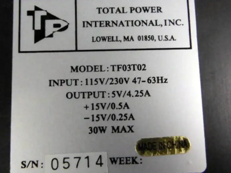 Total effekt TF03T02